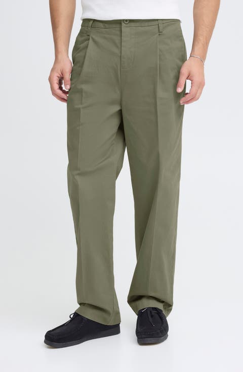 Pleated Chino Pants