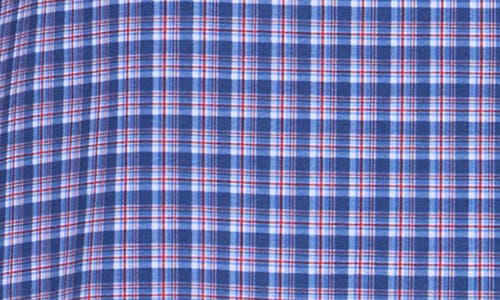 Bugatchi Miles Ooohcotton® Short Sleeve Button-up Shirt In Blue