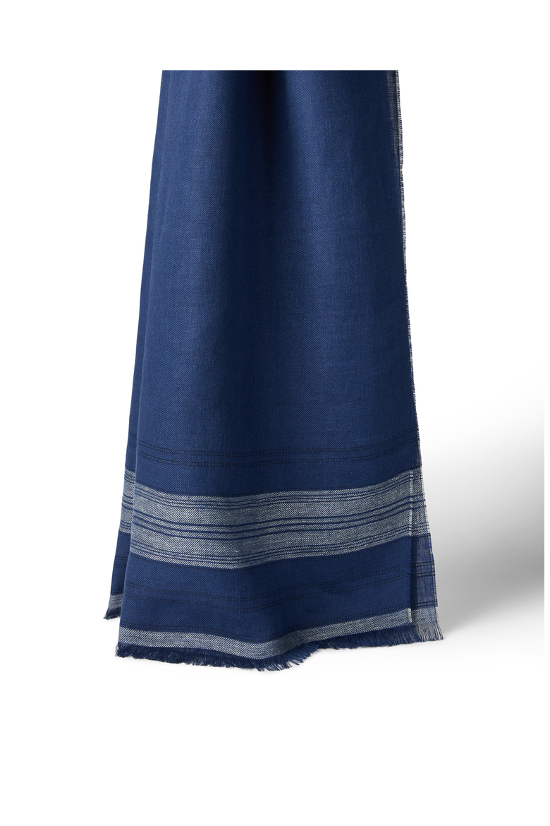 Linen scarf, Main, color, Royale Blue