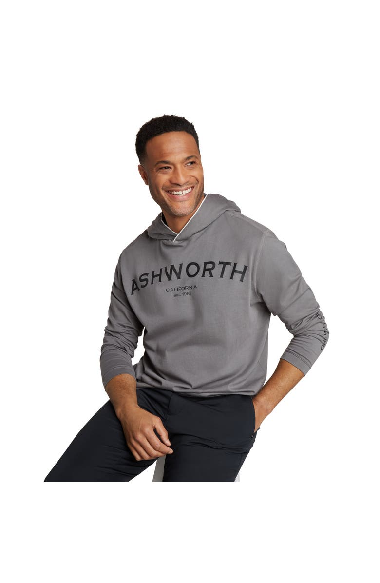 ASHWORTH GOLF Heritage Ashworth Hoodie, Alternate, color, Grey