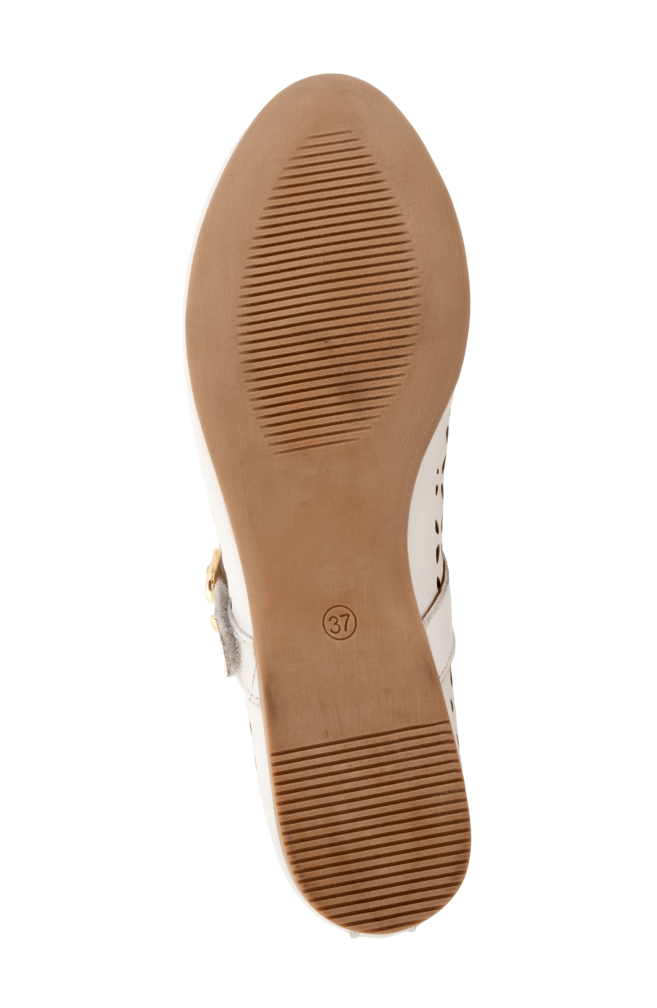 Kehlani Mary Jane Flat, Alternate, color, ICE WHITE
