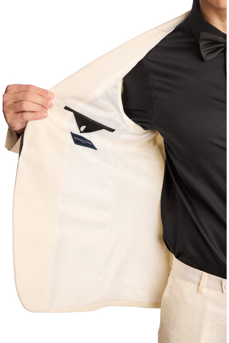 Grosvenor Slim Fit Dinner Jacket, Alternate, color, MILK WHITE JACQUARD