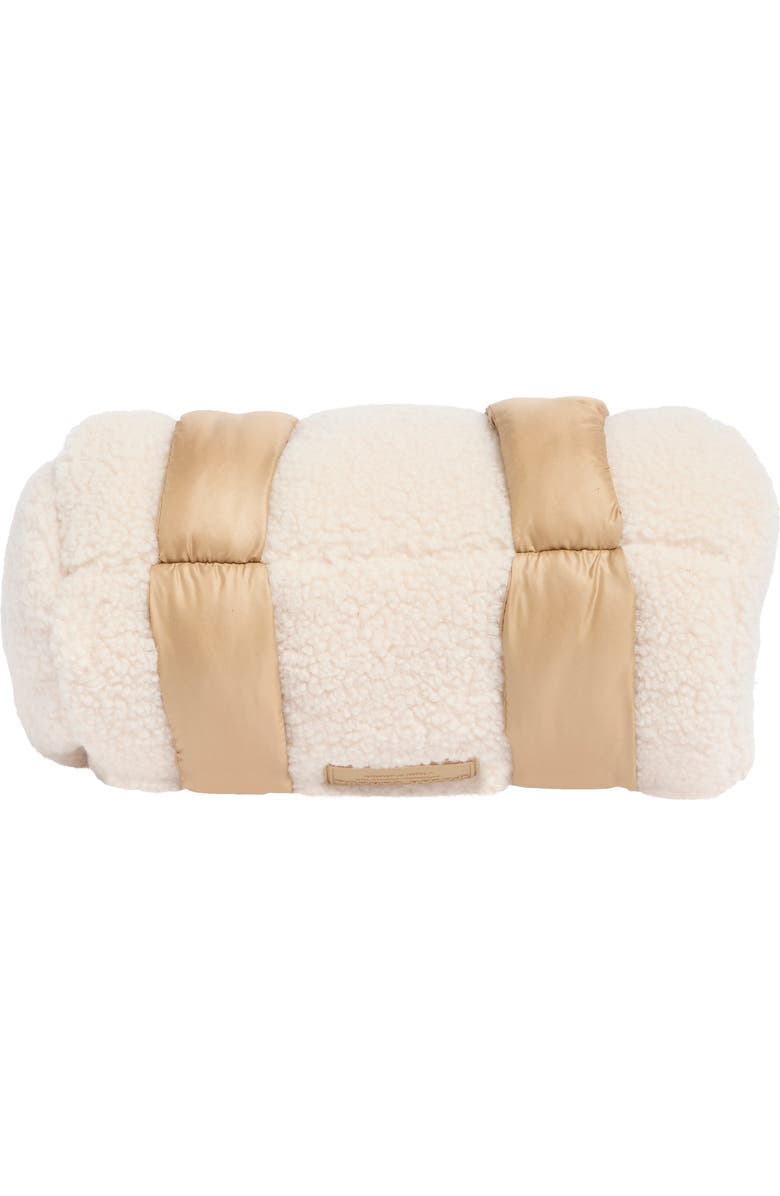 Pajar Valentina Fleece Crossbody Bag, Alternate, color, Champagne