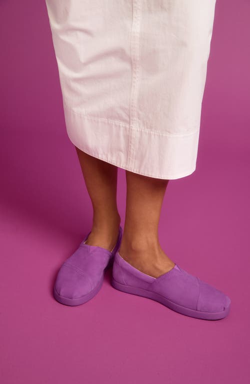 TOMS TOMS X JAMIE MIZRAHI ALP FWD WATER REPELLENT SUEDE SLIP-ON ESPADRILLE 