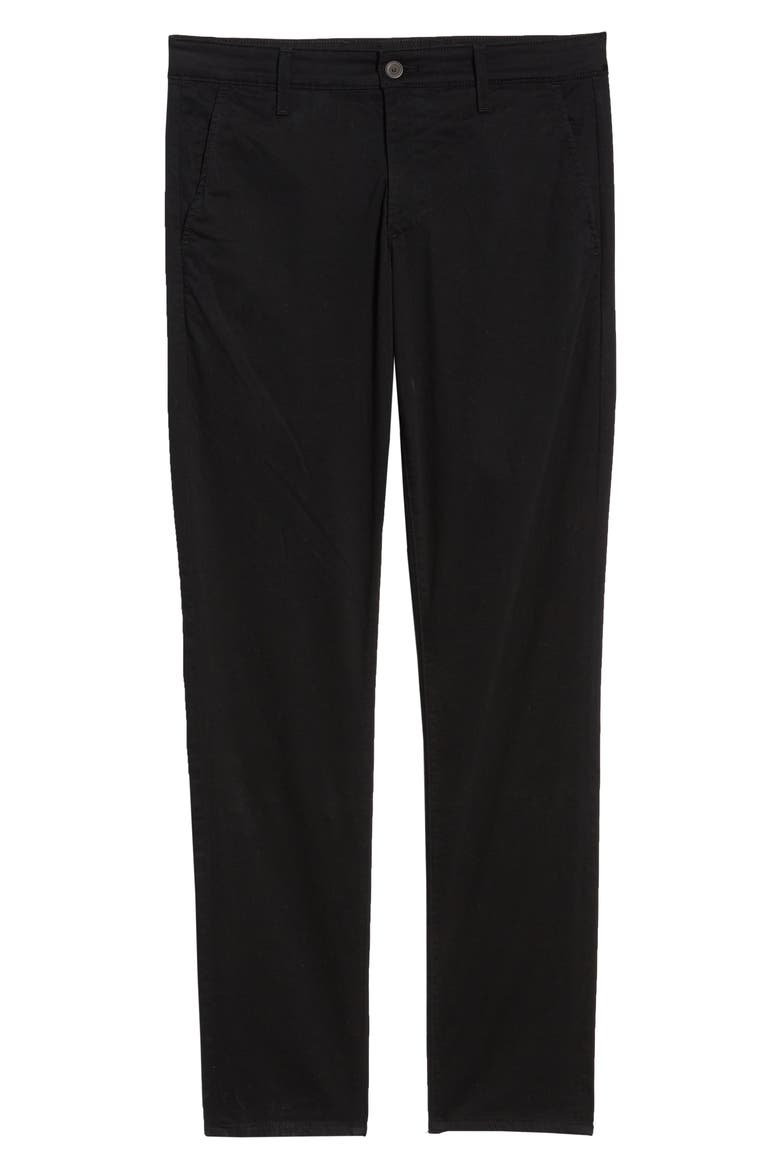 Jamison Slim Straight Leg Pants, Alternate, color, SUPER BLACK