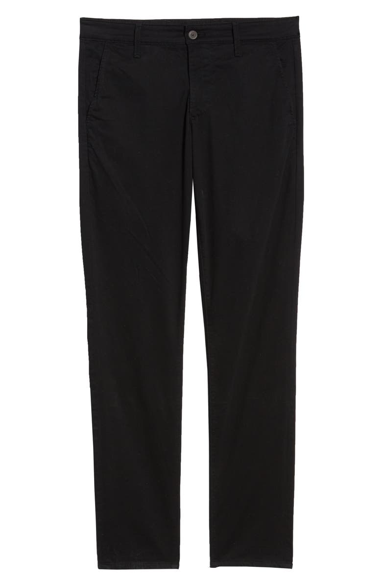 AG Jamison Slim Straight Leg Pants, Alternate, color, Super Black
