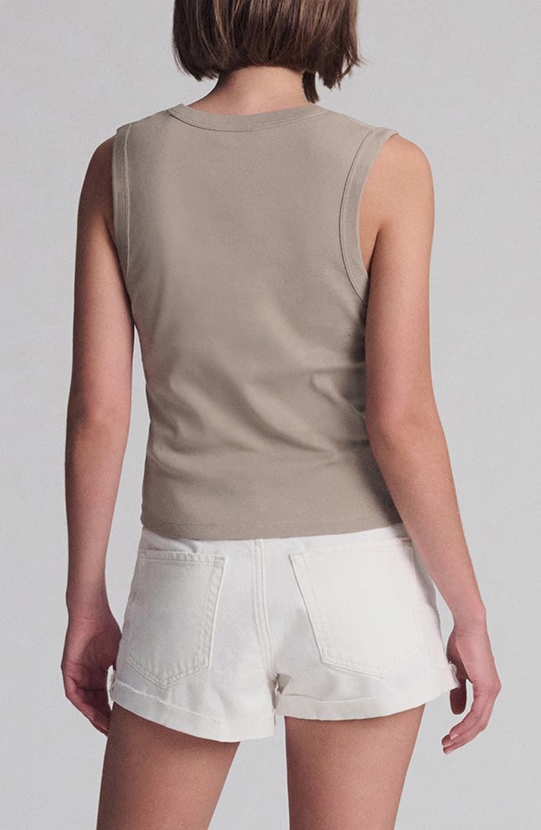 Mavi Jeans Cotton Jersey Tank, Alternate, color, Roasted Cashew