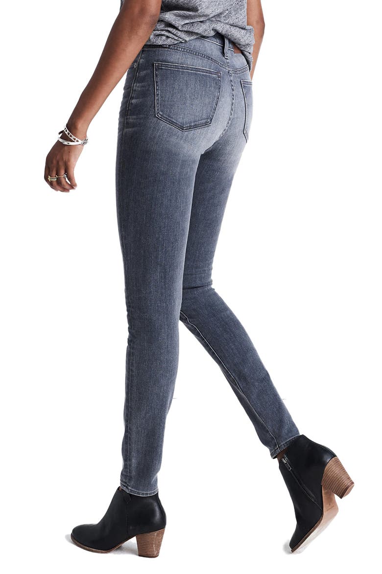 High Rise Skinny Jeans, Alternate, color, SHAW WASH