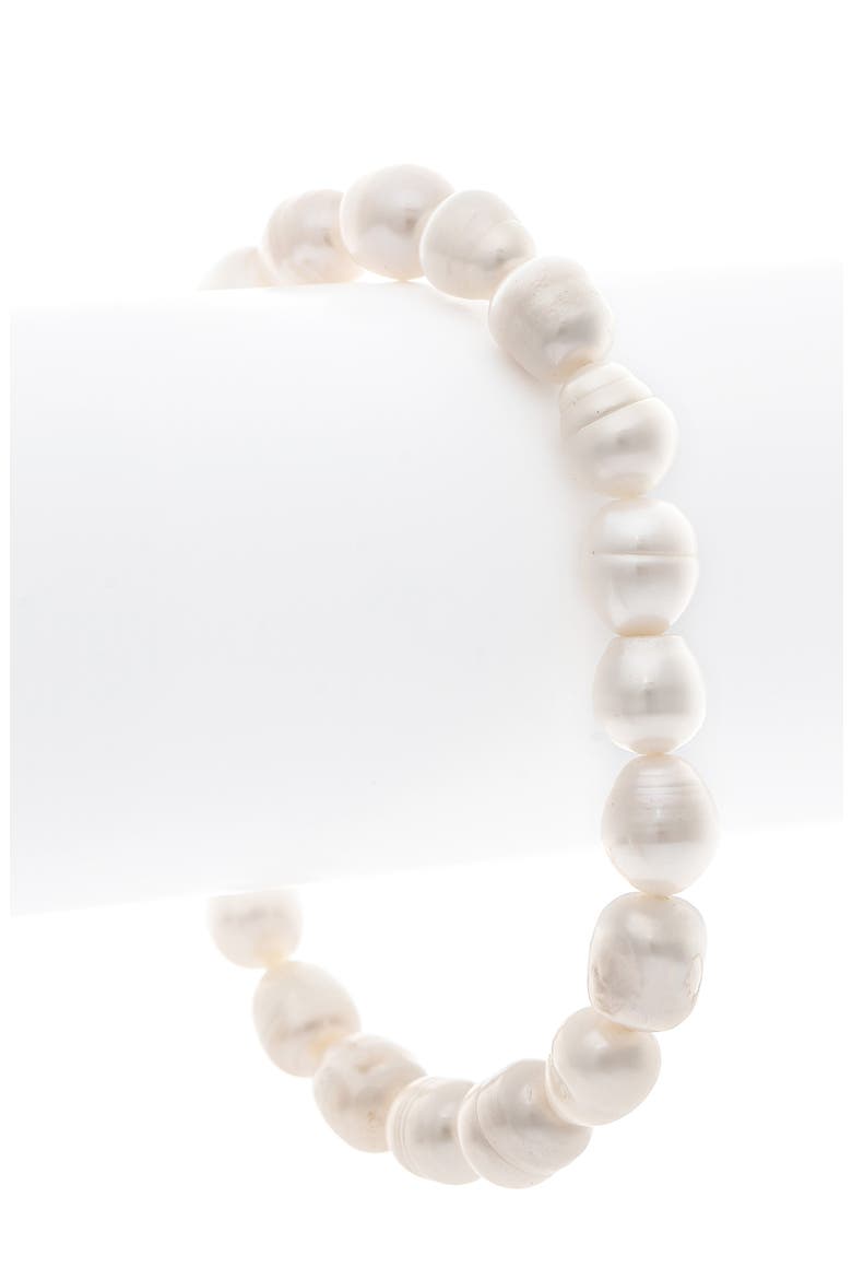 Baroque Pearl Stretch Bracelet, Alternate, color, 18K GOLD CLAD