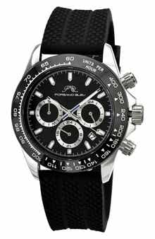 PORSAMO BLEU Preston Silicone Strap Multifunction Watch, 41mm