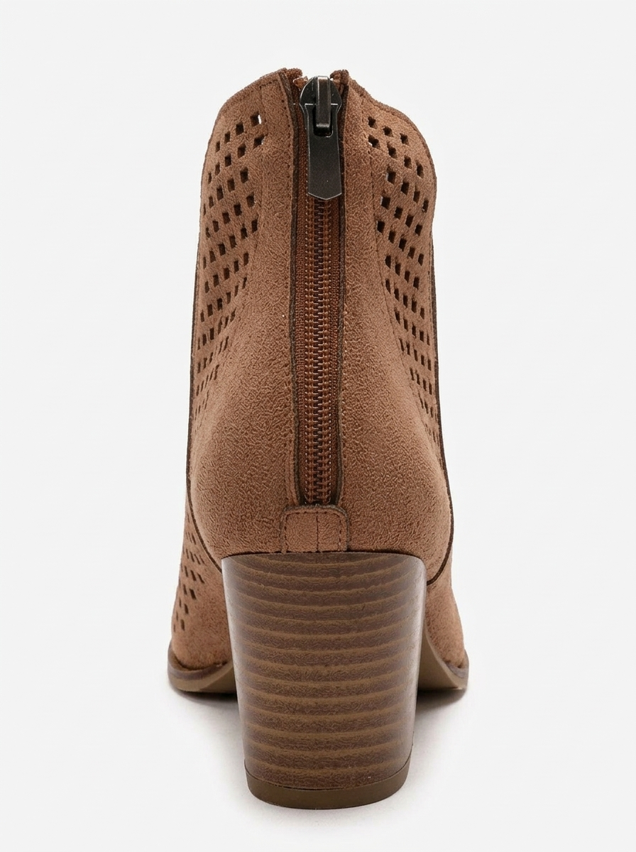 Orvia Block Heel Ankle Boot, Alternate, color, Cognac Suede