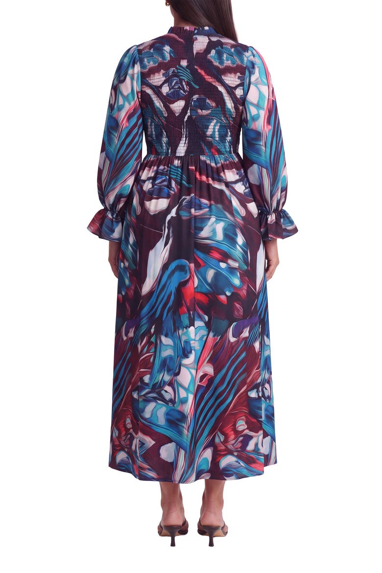 Aurnia Smocked Maxi Dress, Alternate, color, MULTI BLUE