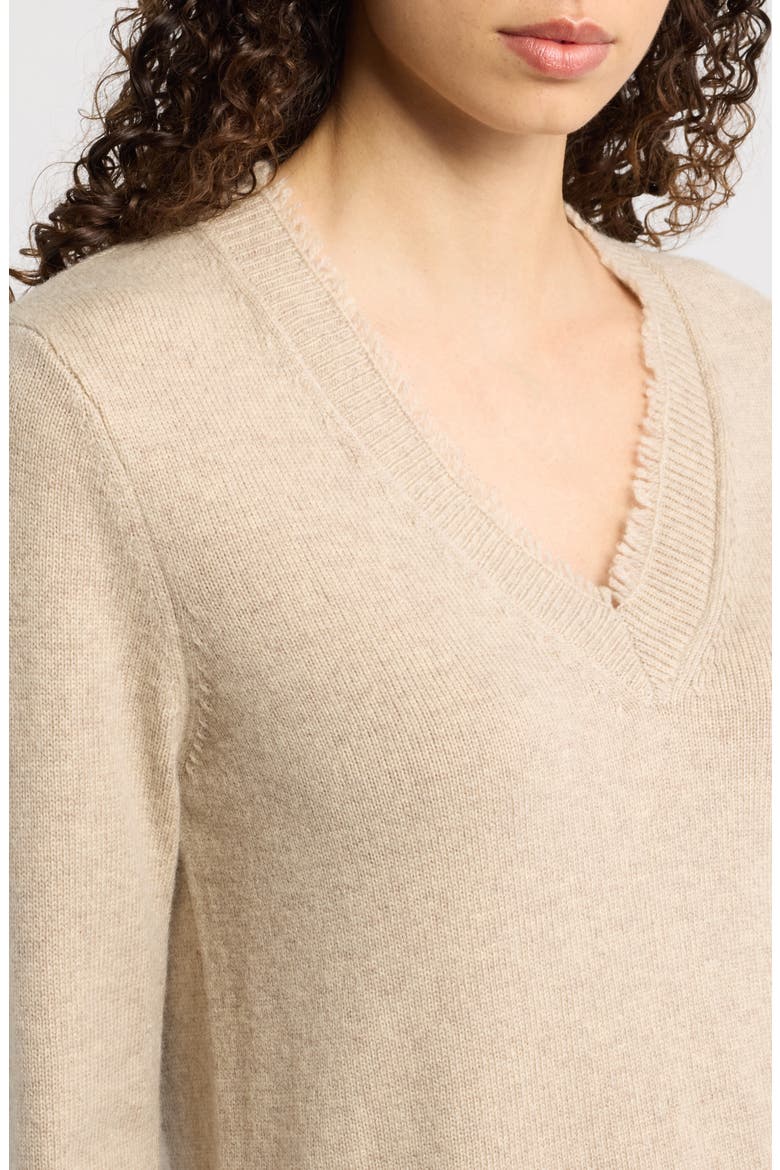 Dora V Neck Sweater, Alternate, color, ANTIQUE