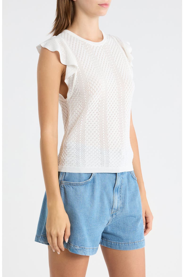 Margo Cap Sleeve T-Shirt, Alternate, color, WHITE