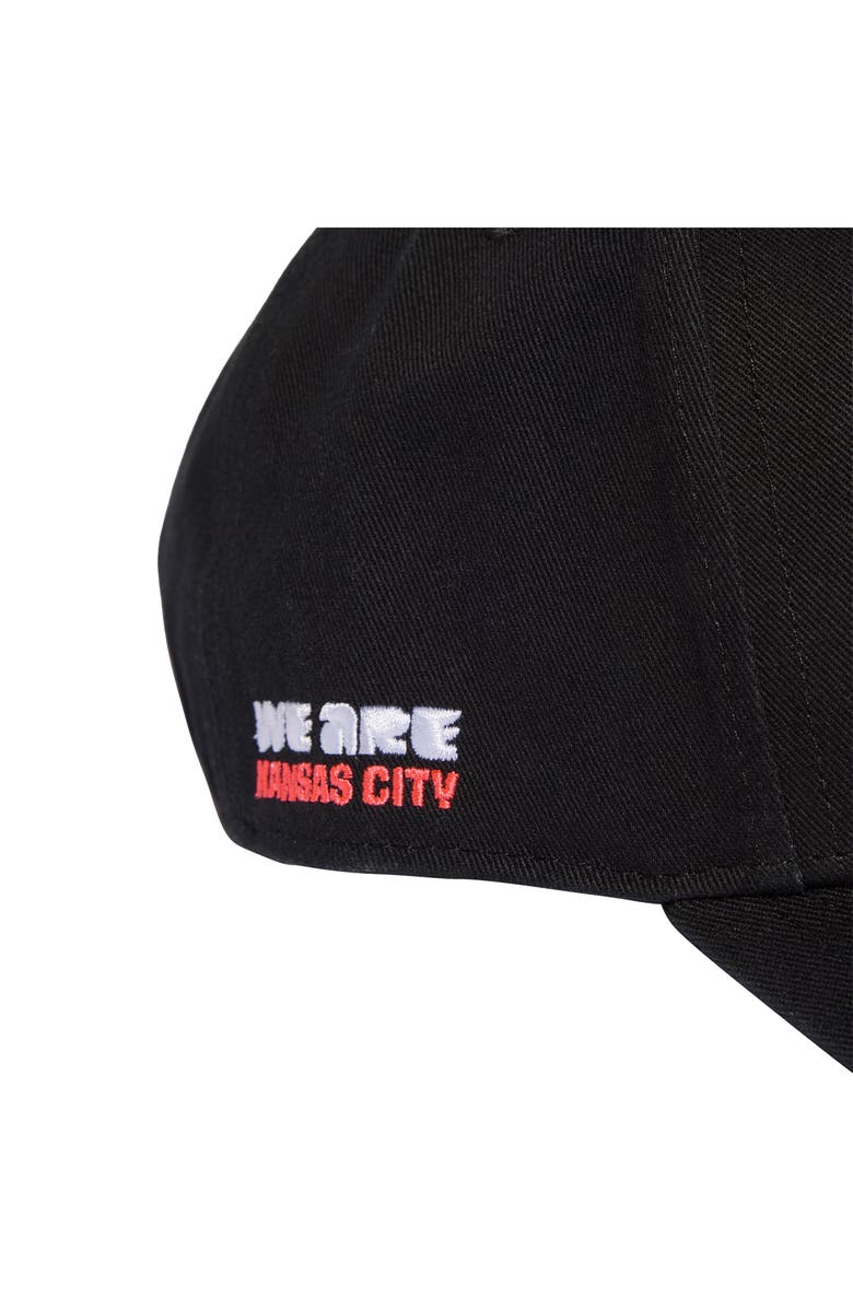 adidas FIFA World Cup 2026<sup>™</sup> Kansas City Adjustable Twill Ball Cap, Alternate, color, Black/ White