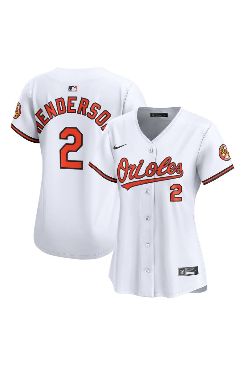 Women's Nike Gunnar Henderson White Baltimore Orioles Home Limited Player Jersey, Main, color, White