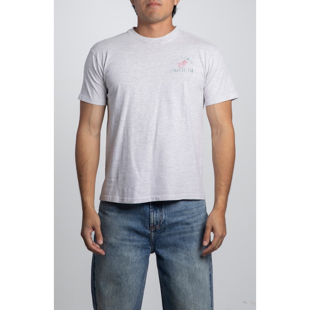 Elwood Vintage Polo Team Tee In Gray