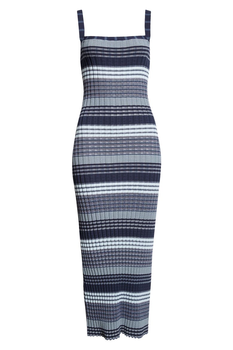 Cheval Stripe Sweater Dress, Alternate, color, NAVY STRIPE