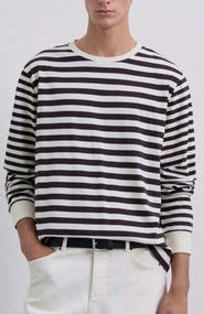 Scalpers Mixedstriped Ls Tee