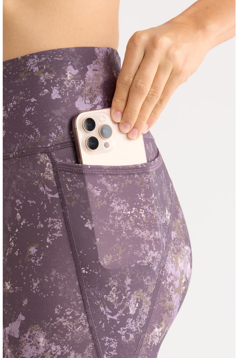 Power Workout Crop Leggings, Alternate, color, PURPLE EROSIA PRINT