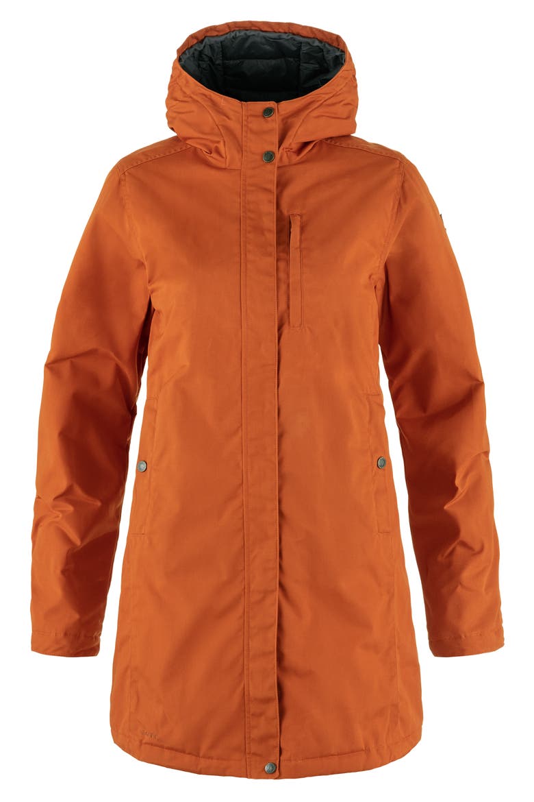 Kiruna Water Resistant Parka, Main, color, TERRACOTTA BROWN