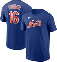Nike Men's Nike Dwight Gooden Royal New York Mets Cooperstown Collection Fuse Name & Number Retirement T-Shirt