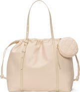 MZ Wallace Small Waverly Leather Trim Nylon Tote