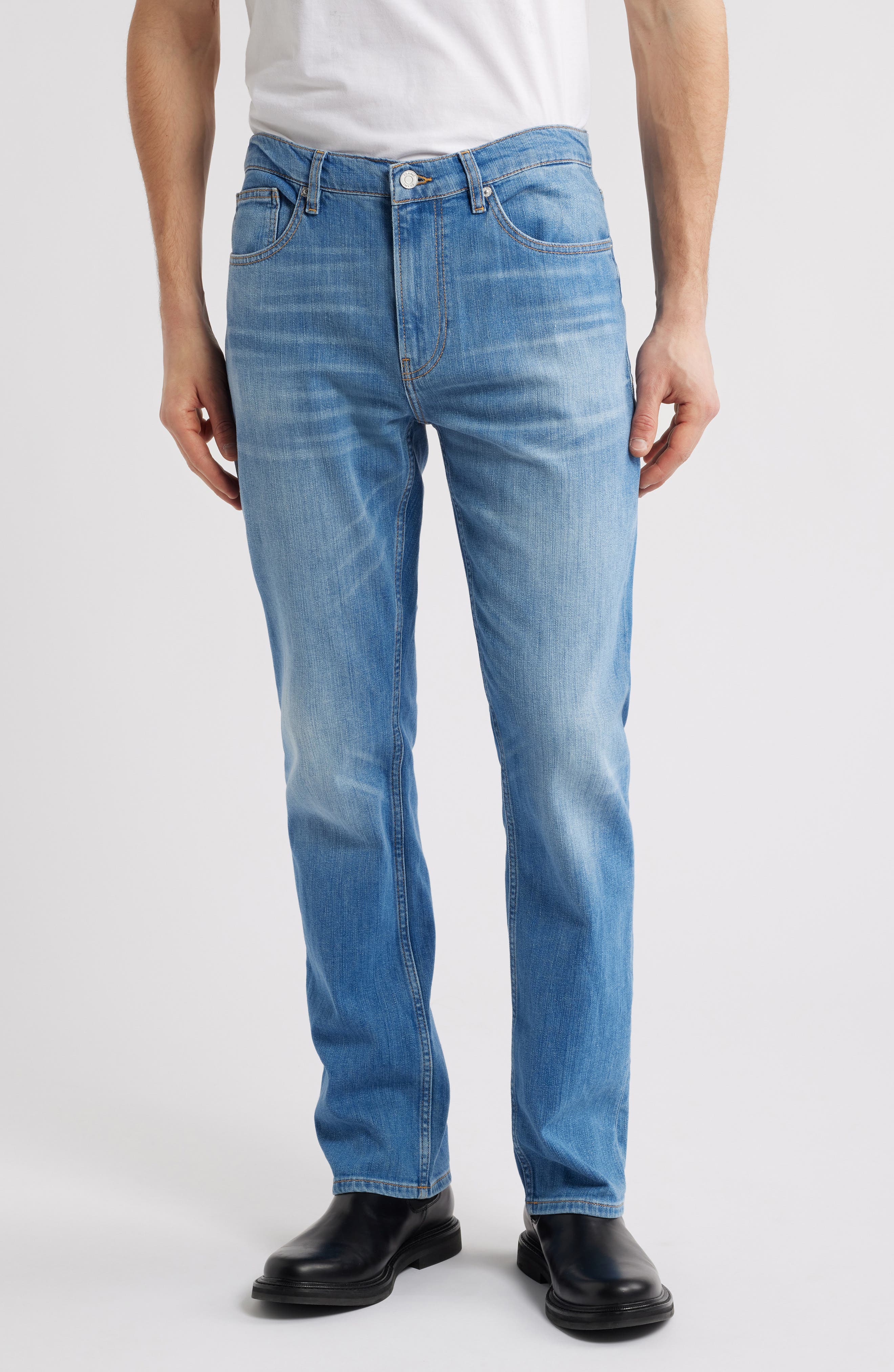 FRAME Modern Straight Leg Jeans