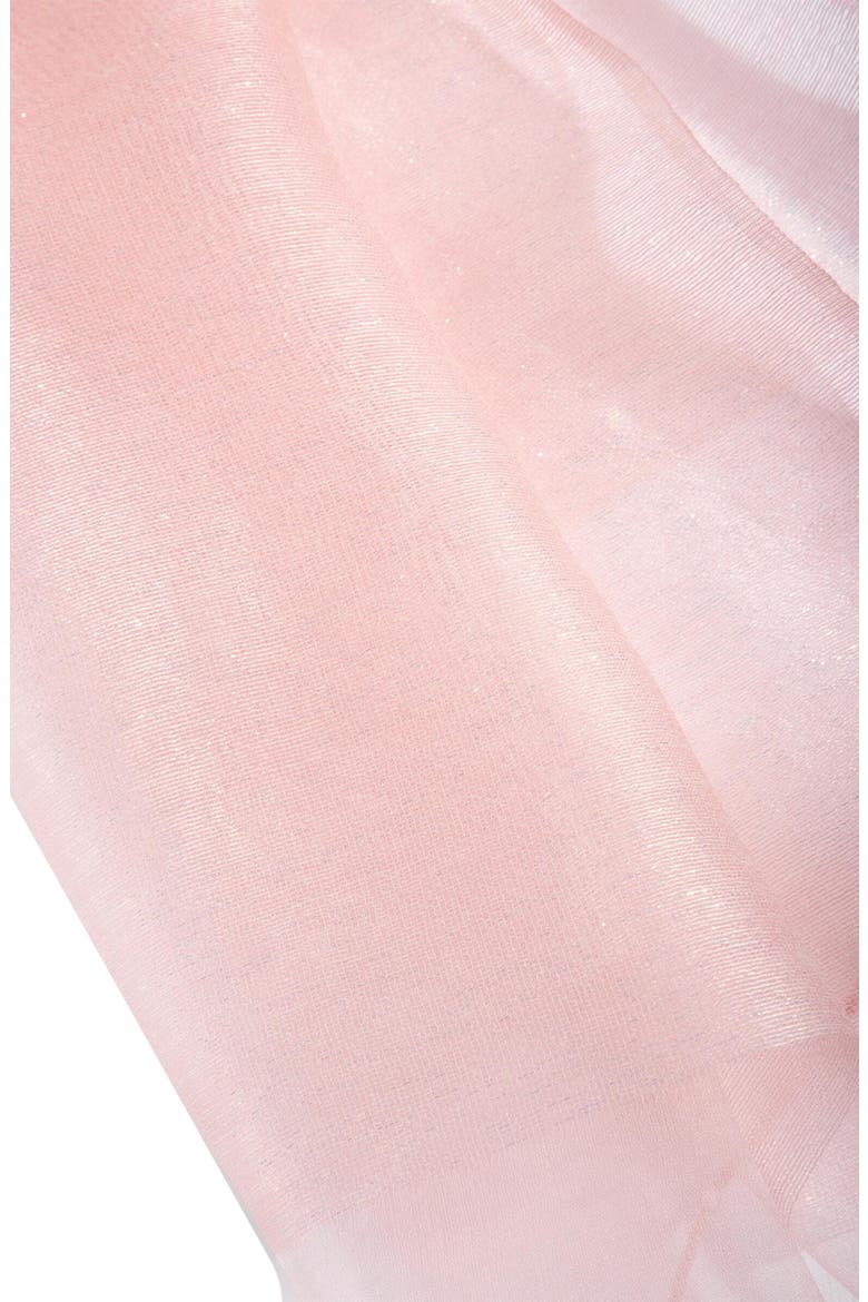 Sparkle Sheer Silk Wrap, Alternate, color, PINK