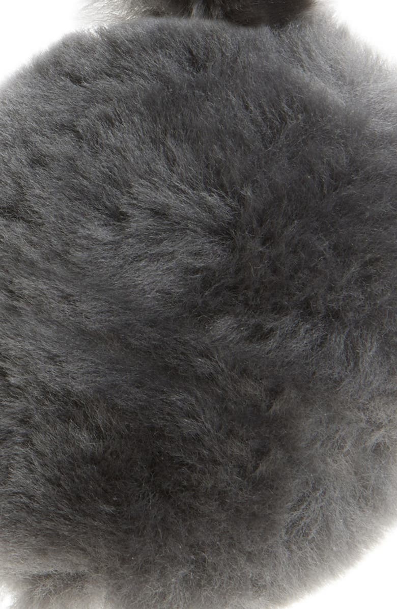 UGG<sup>®</sup> Classic Sheapskin U Earmuffs, Alternate, color, Charcoal