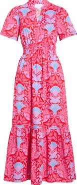 SUGARLIPS Lara Floral Print A-Line Dress