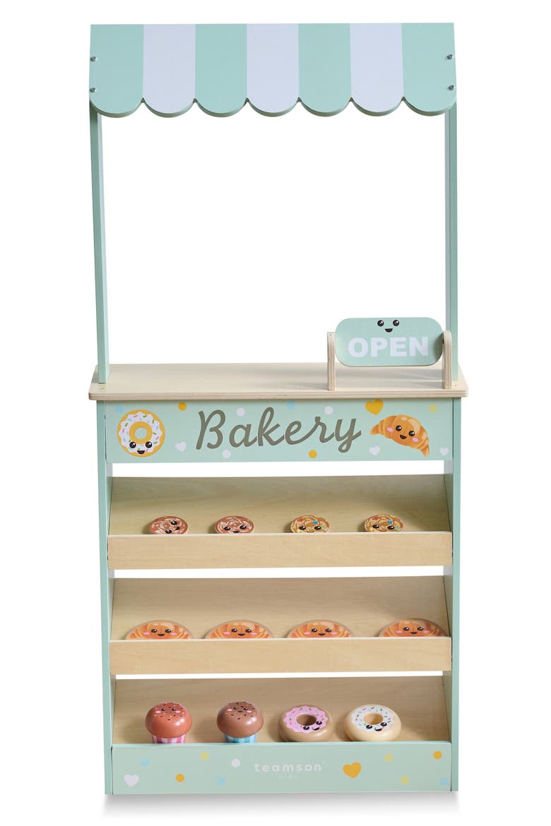 Jolly Pals Bakery Stand Playset, Main, color, GREEN
