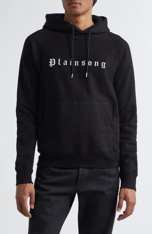 TAKAHIROMIYASHITA TheSoloist. Plainsong Graphic Hoodie in Black  product