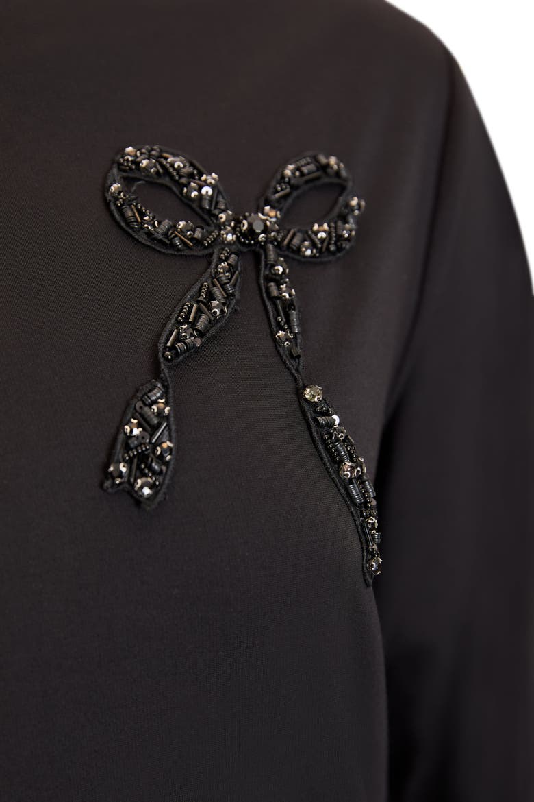 Carolyn Long Sleeve Blouse, Alternate, color, Black