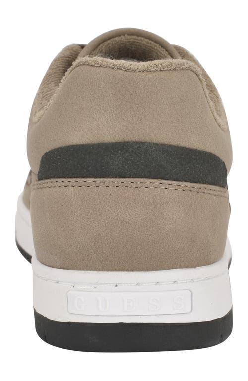 Guess Tolyo Sneaker In Taupe/dark Grey