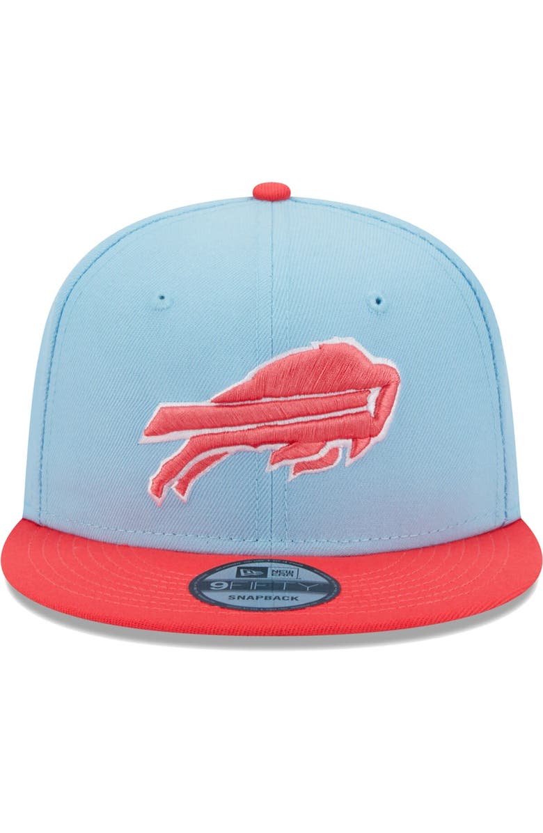 New Era Men's New Era Light Blue/Red Buffalo Bills Two-Tone Color Pack 9FIFTY Snapback Hat, Alternate, color, 