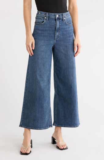 Serena High Waist Crop Wide Leg Jeans