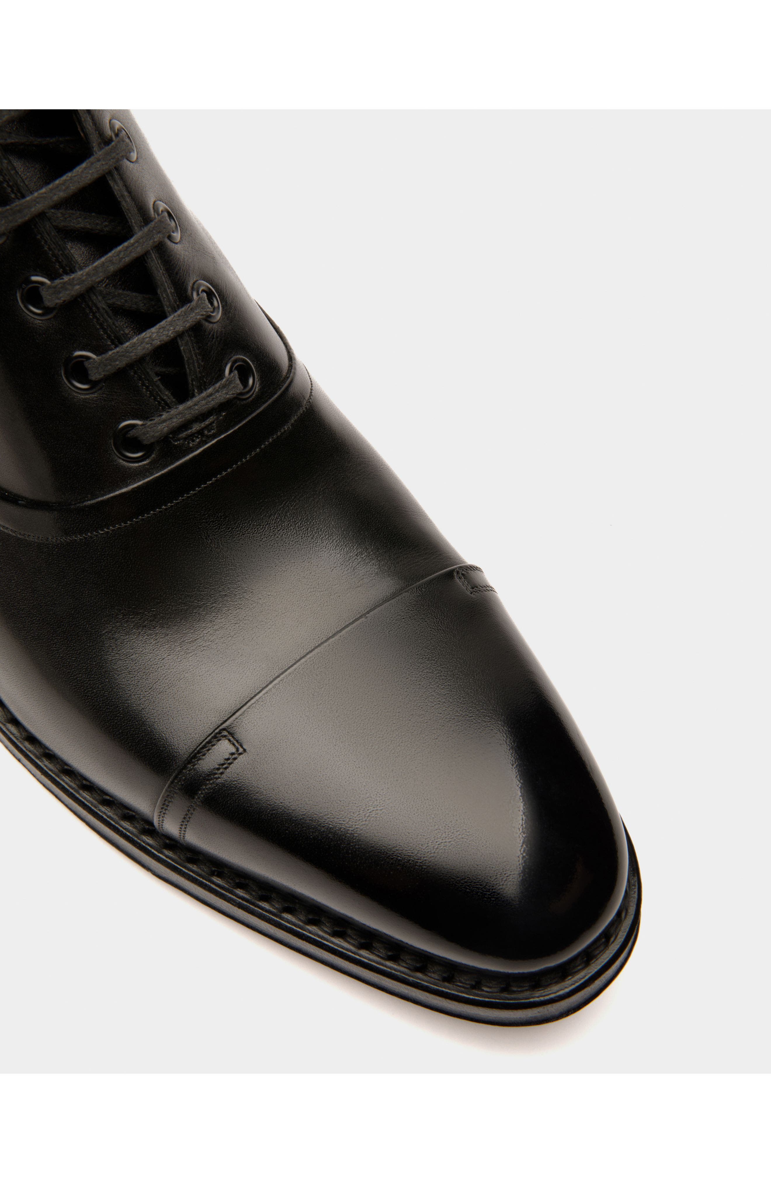 Bally Scribe Booties In Calf Leather, Alternate, color, Black