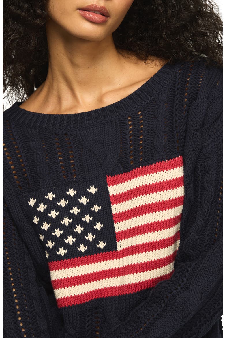 Americana Sweater, Alternate, color, CADET NAVY
