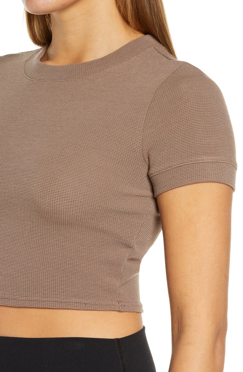 Alo Pure Thermal Crop Top, Alternate, color, 