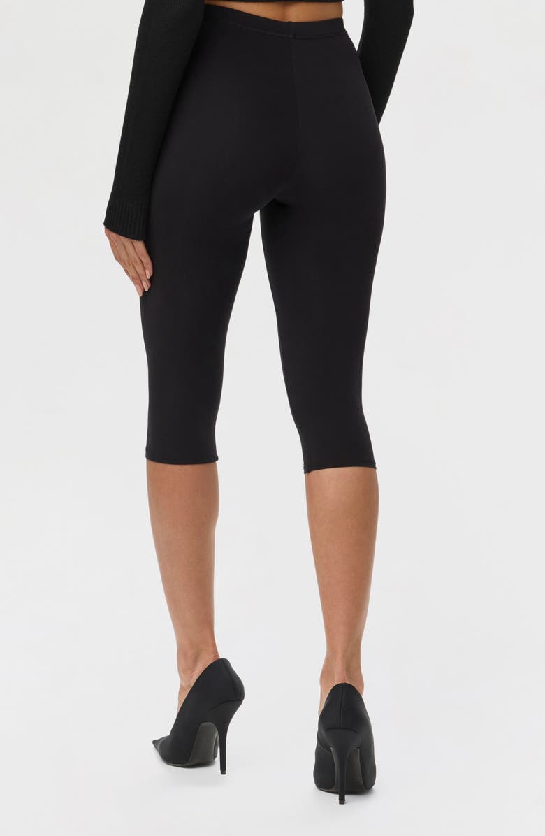 Naked Wardrobe Capri Leggings, Alternate, color, Black