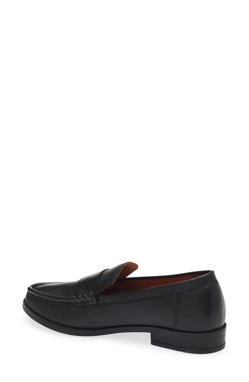 Miz Mooz Issy Block Heel Loafer In Black