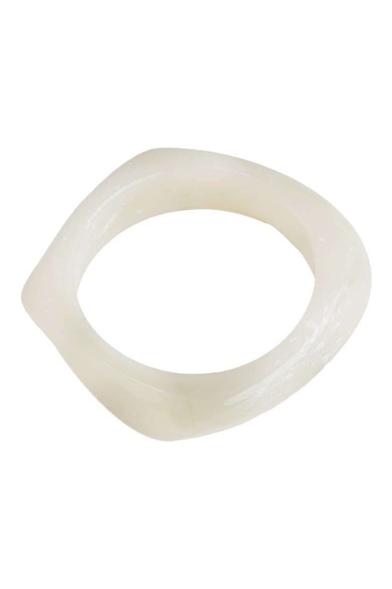 Resin Bangle, Main, color, WHITE