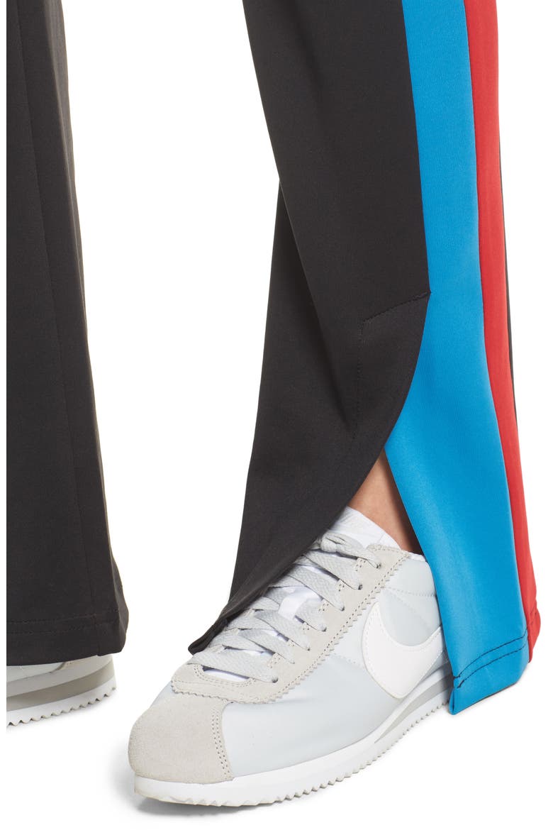 Stripe Track Pants, Alternate, color, BLACK