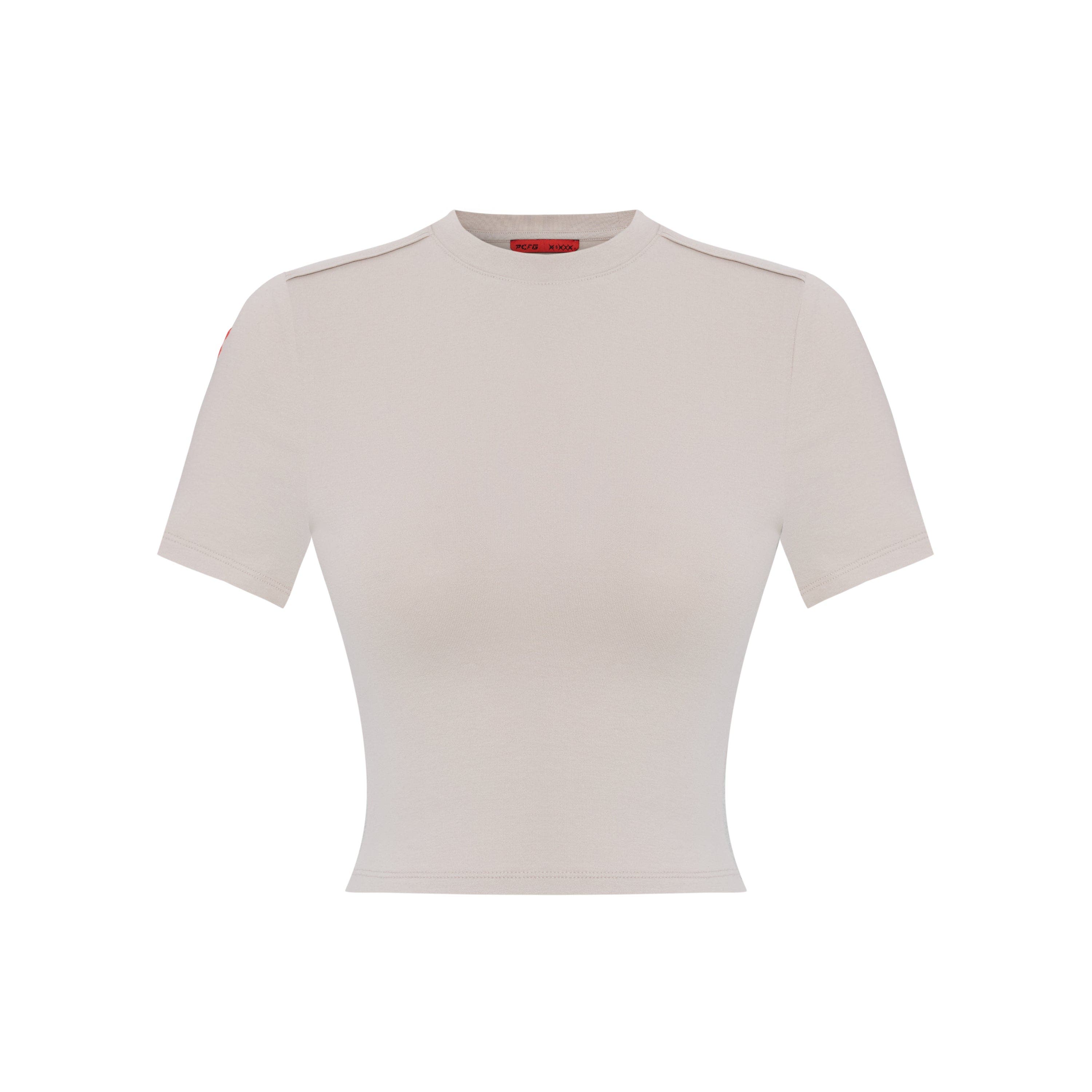 Cotton Slim Fit Crop Tee - image 3