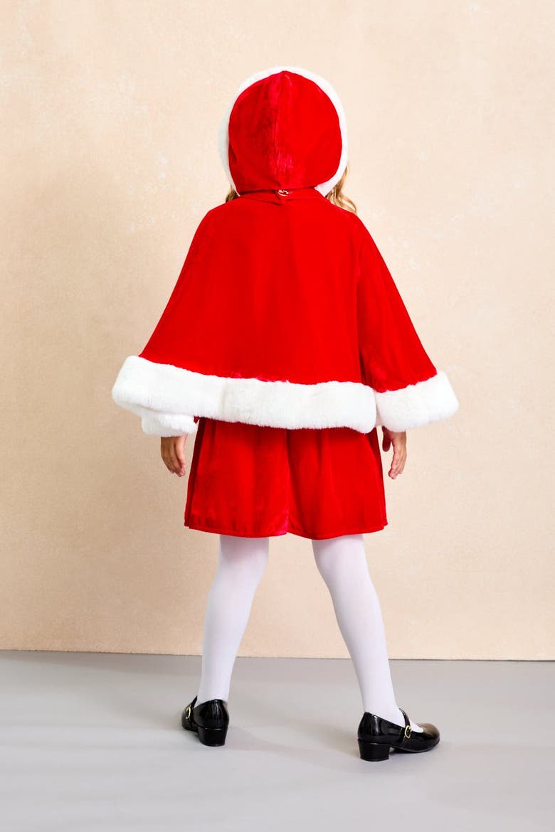 Christmas Cape for Kids, Alternate, color, Red