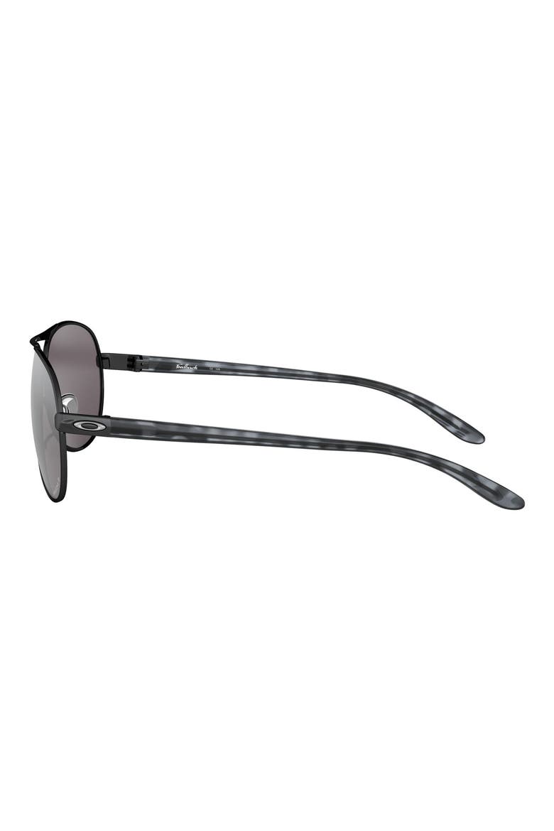 59mm Polarized Aviator Sunglasses, Alternate, color, BLACK/ SILVER