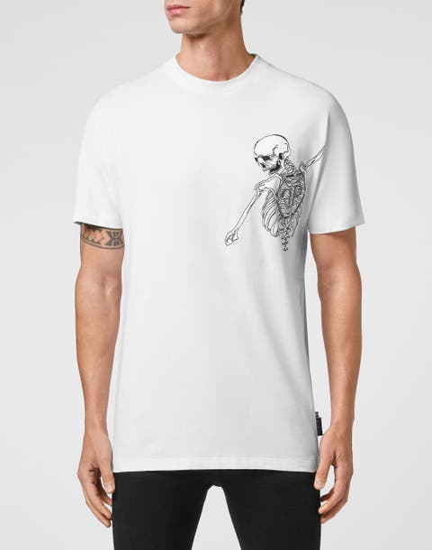 Jersey T-Shirt Round Neck Ss Skeleton Men