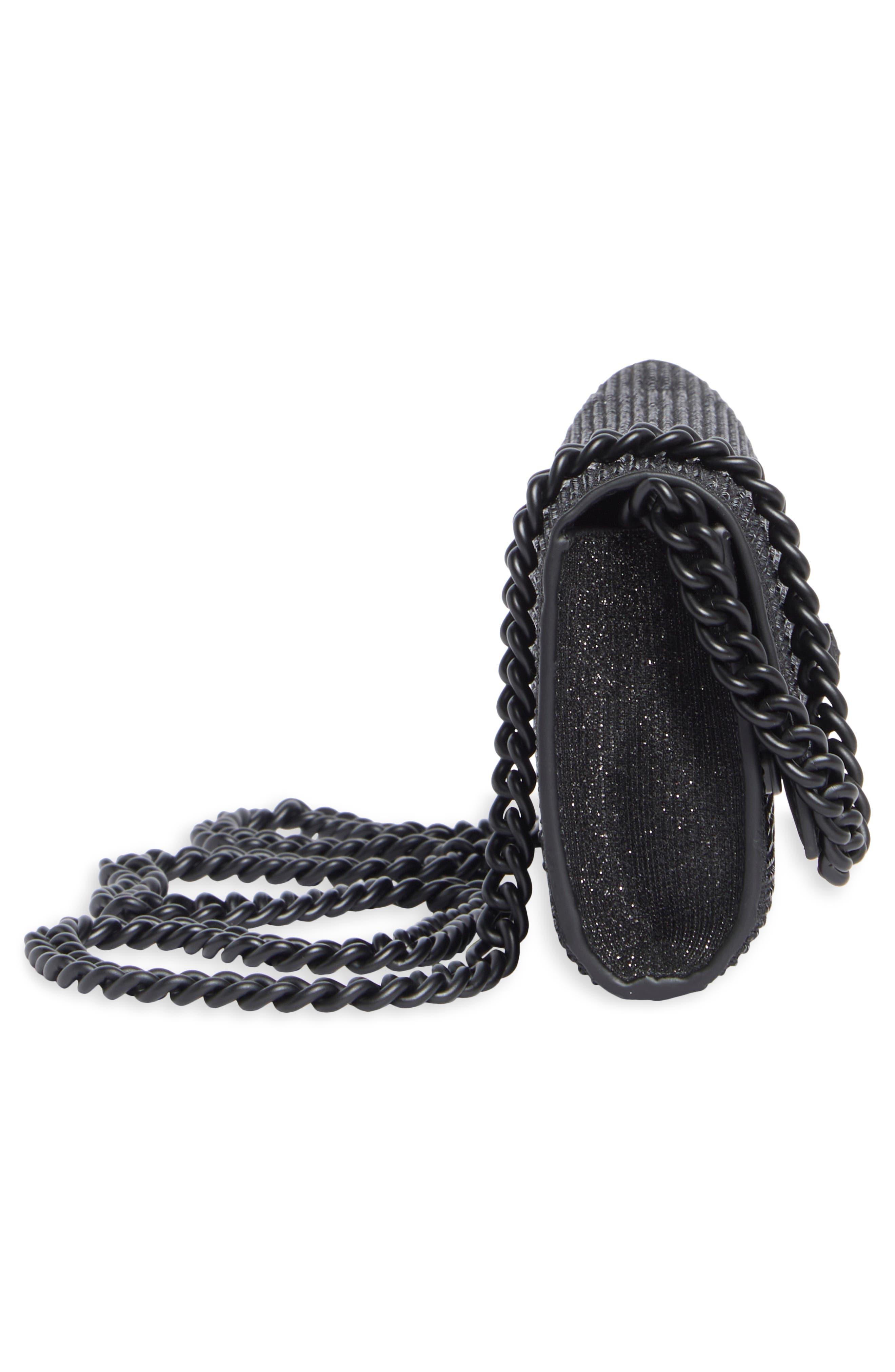 Kurt Geiger London Elongated Clutch, Alternate, color, Black