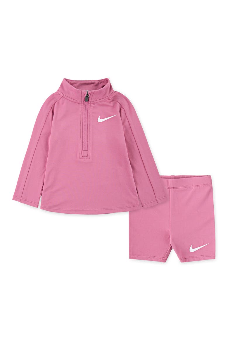Quarter Zip Pullover & Shorts Set, Main, color, ACGMAGIC F